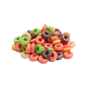 Flocos de milho fruit rings a granel