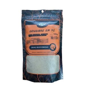 Gengibre Em Pó 100g - DFoco Alternativo